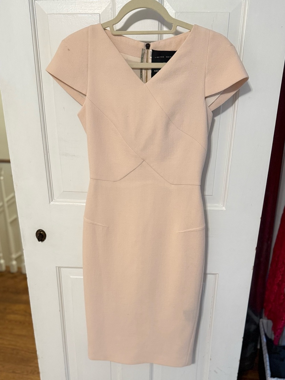 Roland Mouret Pale Blush Sheath Dress